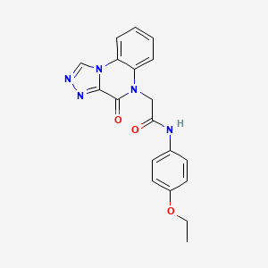 N-(4-ethoxyphenyl)-2-(4-oxo[1,2,4]triazolo[4,3-a]quinoxalin-5(4H)-yl)acetamide