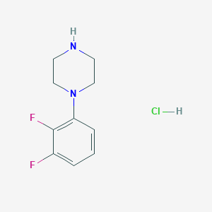 molecular formula C10H13ClF2N2 B2790610 1-(2,3-Difluorophenyl)piperazine hydrochloride CAS No. 1803598-42-6