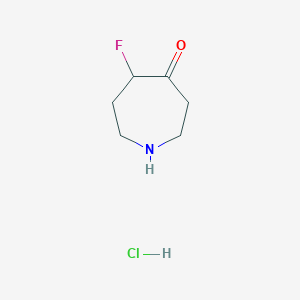 5-Fluoroazepan-4-one hydrochloride