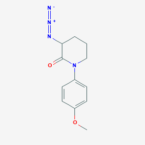 3-Azido-1-(4-methoxyphenyl)piperidin-2-one