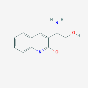 2-Amino-2-(2-methoxyquinolin-3-yl)ethanol