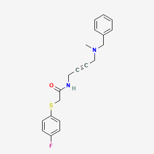 N-(4-(benzyl(methyl)amino)but-2-yn-1-yl)-2-((4-fluorophenyl)thio)acetamide