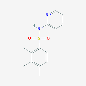 molecular formula C14H16N2O2S B279066 2,3,4-trimethyl-N-(2-pyridinyl)benzenesulfonamide 