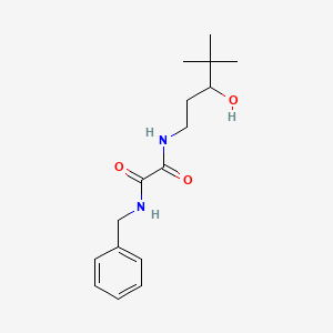 molecular formula C16H24N2O3 B2790702 N1-benzyl-N2-(3-hydroxy-4,4-dimethylpentyl)oxalamide CAS No. 1396782-80-1