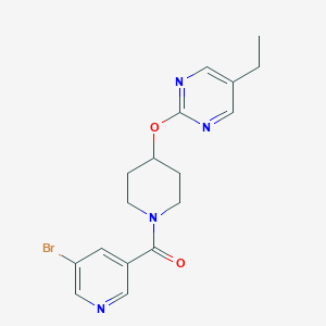 (5-Bromopyridin-3-yl)-[4-(5-ethylpyrimidin-2-yl)oxypiperidin-1-yl]methanone