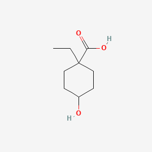 molecular formula C9H16O3 B2790723 1-Ethyl-4-hydroxycyclohexane-1-carboxylic acid CAS No. 1509096-29-0