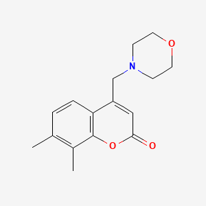 7,8-dimethyl-4-[(morpholin-4-yl)methyl]-2H-chromen-2-one