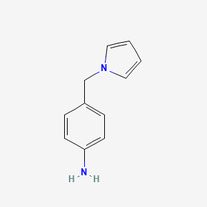 B2790773 4-(1H-pyrrol-1-ylmethyl)aniline CAS No. 107484-33-3