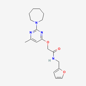 4-propyl-N-[(3-propyl-3H-imidazo[4,5-b]pyridin-2-yl)methyl]benzenesulfonamide