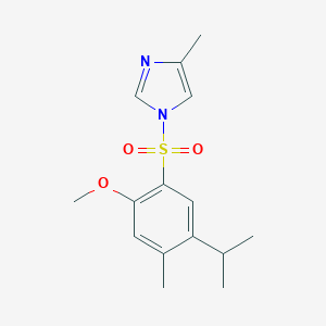 1-(2-Methoxy-4-methyl-5-propan-2-ylphenyl)sulfonyl-4-methylimidazole