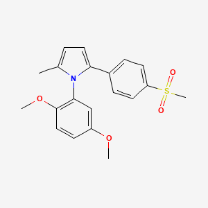 1-(2,5-dimethoxyphenyl)-2-methyl-5-[4-(methylsulfonyl)phenyl]-1H-pyrrole