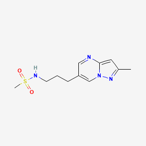 N-(3-(2-methylpyrazolo[1,5-a]pyrimidin-6-yl)propyl)methanesulfonamide