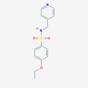 molecular formula C14H16N2O3S B279100 4-ethoxy-N-(pyridin-4-ylmethyl)benzenesulfonamide 