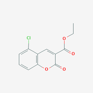 molecular formula C12H9ClO4 B2791062 Ethyl 5-chloro-2-oxo-2H-chromene-3-carboxylate CAS No. 70384-80-4; 70384-83-7