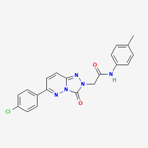 B2791083 2-(6-(4-chlorophenyl)-3-oxo-[1,2,4]triazolo[4,3-b]pyridazin-2(3H)-yl)-N-(p-tolyl)acetamide CAS No. 1251576-13-2
