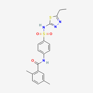 B2791085 N-[4-[(5-ethyl-1,3,4-thiadiazol-2-yl)sulfamoyl]phenyl]-2,5-dimethylbenzamide CAS No. 899351-58-7