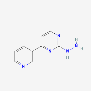 B2791098 2-Hydrazinyl-4-(pyridin-3-yl)pyrimidine CAS No. 959037-50-4
