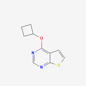 B2791104 4-Cyclobutoxythieno[2,3-d]pyrimidine CAS No. 2195941-55-8