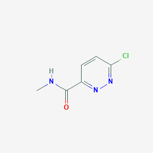 molecular formula C6H6ClN3O B2791106 6-氯-N-甲基吡啶嗪-3-甲酰胺 CAS No. 202135-65-7