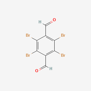 molecular formula C8H2Br4O2 B2791133 2,3,5,6-Tetrabromobenzene-1,4-dicarbaldehyde CAS No. 78831-86-4
