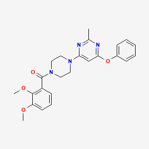(2,3-Dimethoxyphenyl)(4-(2-methyl-6-phenoxypyrimidin-4-yl)piperazin-1-yl)methanone