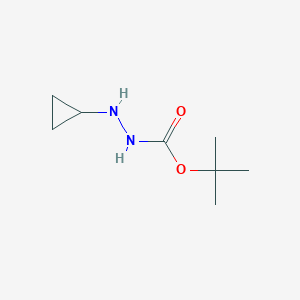 B2791170 tert-Butyl 2-cyclopropylhydrazinecarboxylate CAS No. 848153-29-7