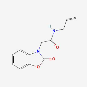 N-allyl-2-[2-oxo-1,3-benzoxazol-3(2H)-yl]acetamide