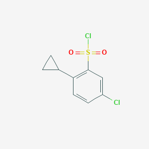 5-Chloro-2-cyclopropylbenzenesulfonyl chloride
