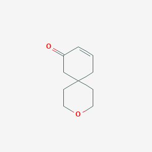 molecular formula C10H14O2 B2791239 3-Oxaspiro[5.5]undec-8-en-10-one CAS No. 2378506-72-8