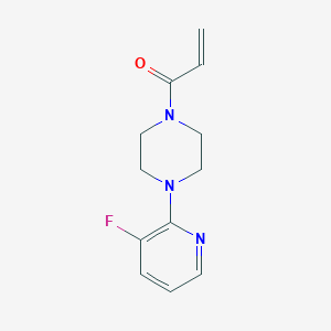 1-[4-(3-Fluoropyridin-2-yl)piperazin-1-yl]prop-2-en-1-one