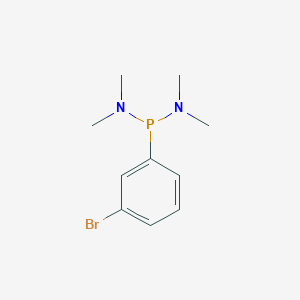 P-(3-bromophenyl)phosphonous bis(dimethylamide)