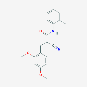2-cyano-3-(2,4-dimethoxyphenyl)-N-(2-methylphenyl)propanamide