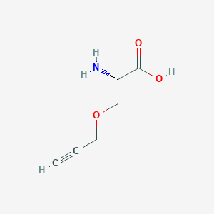 molecular formula C6H9NO3 B2791292 O-propargyl serine CAS No. 1379150-93-2