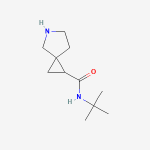 molecular formula C11H20N2O B2791302 N-Tert-butyl-5-azaspiro[2.4]heptane-2-carboxamide CAS No. 1877035-90-9