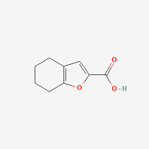 molecular formula C9H10O3 B2791306 4,5,6,7-Tetrahydrobenzofuran-2-carboxylic acid CAS No. 1369138-08-8