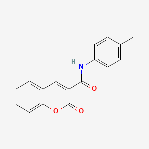 molecular formula C17H13NO3 B2791323 N-(4-甲基苯基)-2-氧代-2H-香豆素-3-羧酰胺 CAS No. 1847-00-3