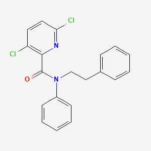 3,6-dichloro-N-phenyl-N-(2-phenylethyl)pyridine-2-carboxamide