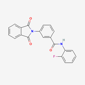 3-(1,3-dioxoisoindol-2-yl)-N-(2-fluorophenyl)benzamide