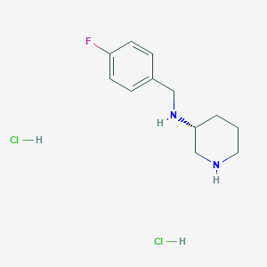 (R)-N-[(4-Fluorophenyl)methyl]piperidin-3-amine dihydrochloride