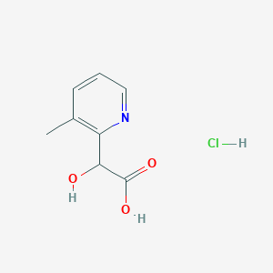 2-Hydroxy-2-(3-methylpyridin-2-yl)acetic acid hydrochloride