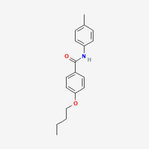 molecular formula C18H21NO2 B2791428 4-Butoxy-N-(4-methylphenyl)benzamide CAS No. 304445-90-7