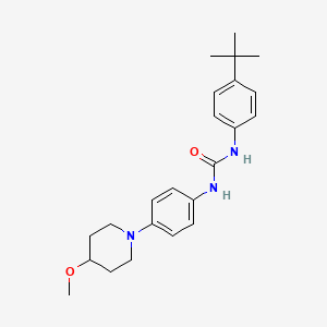 molecular formula C23H31N3O2 B2791439 1-(4-(Tert-butyl)phenyl)-3-(4-(4-methoxypiperidin-1-yl)phenyl)urea CAS No. 1448058-03-4