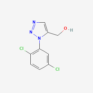 molecular formula C9H7Cl2N3O B2791450 [1-(2,5-dichlorophenyl)-1H-1,2,3-triazol-5-yl]methanol CAS No. 1429253-11-1