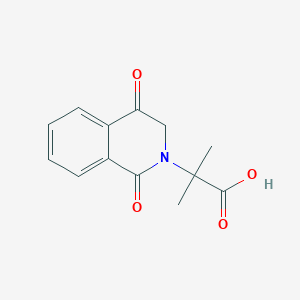 molecular formula C13H13NO4 B2791500 2-(1,4-Dioxo-3H-isoquinolin-2-yl)-2-methylpropanoic acid CAS No. 2319634-25-6