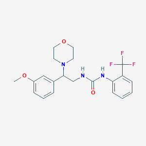 1-(2-(3-Methoxyphenyl)-2-morpholinoethyl)-3-(2-(trifluoromethyl)phenyl)urea