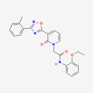 N-(2-ethoxyphenyl)-2-(2-oxo-3-(3-(o-tolyl)-1,2,4-oxadiazol-5-yl)pyridin-1(2H)-yl)acetamide