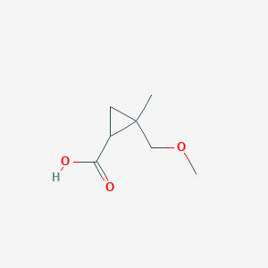 2-(Methoxymethyl)-2-methylcyclopropane-1-carboxylic acid