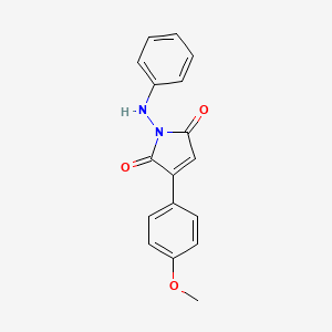 1-anilino-3-(4-methoxyphenyl)-1H-pyrrole-2,5-dione