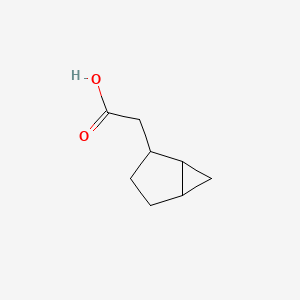 molecular formula C8H12O2 B2791550 2-{Bicyclo[3.1.0]hexan-2-yl}acetic acid CAS No. 1375088-03-1