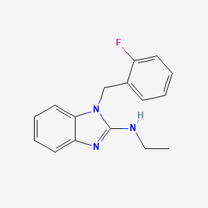 N-ethyl-1-(2-fluorobenzyl)-1H-1,3-benzimidazol-2-amine